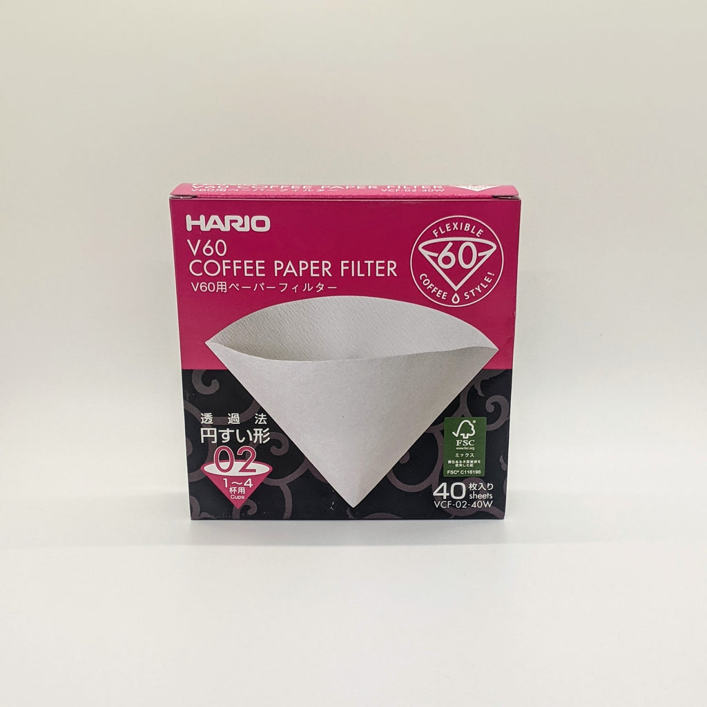 Hario V60 Coffee Paper Filter in packaging